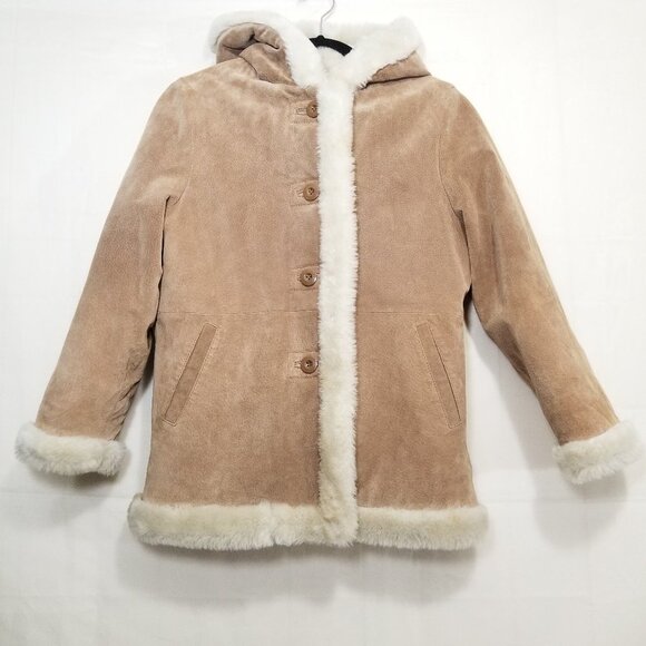 Wilsons Leather Kids suede jacket tan size XL - Picture 1 of 10